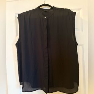NWOT! Ann Taylor Black Sleeveless Top